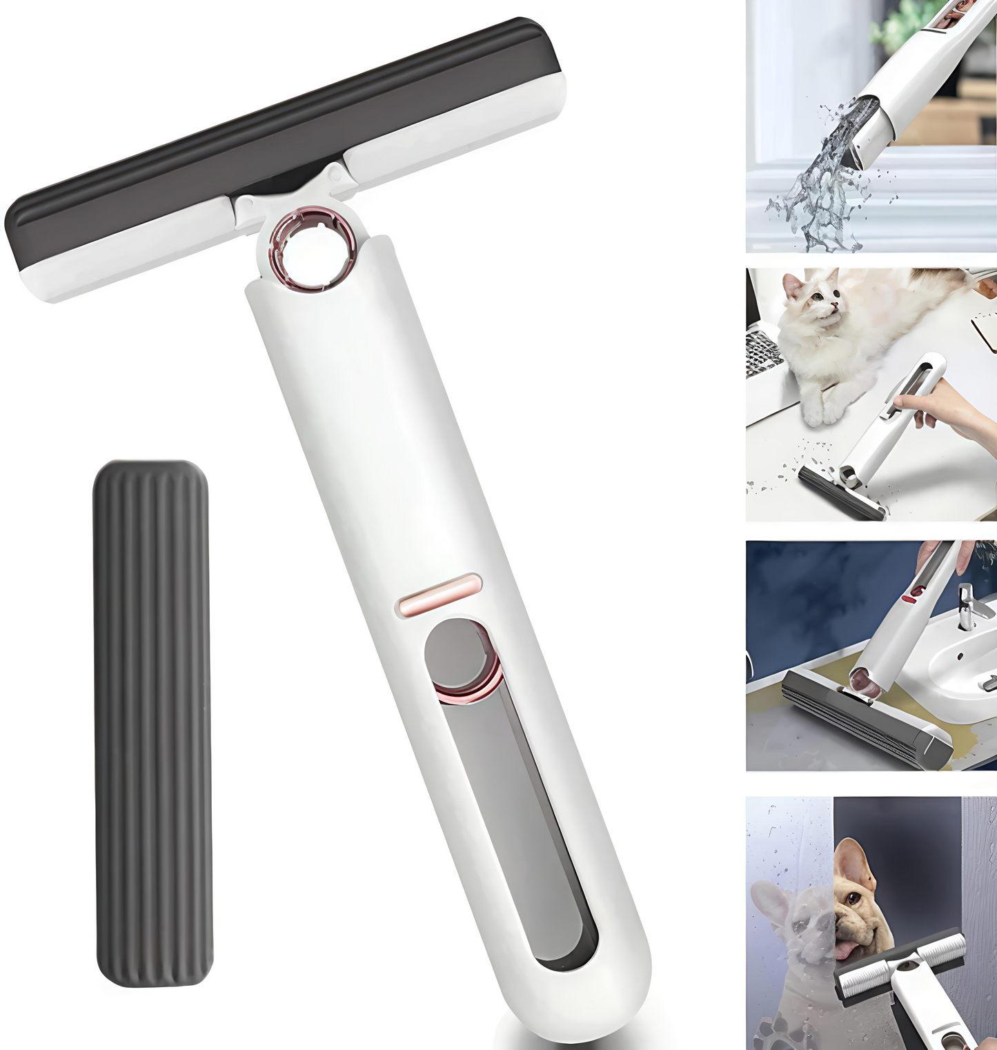 CompactClean (Free 2 Sponge Head)- Portable Mini Mop